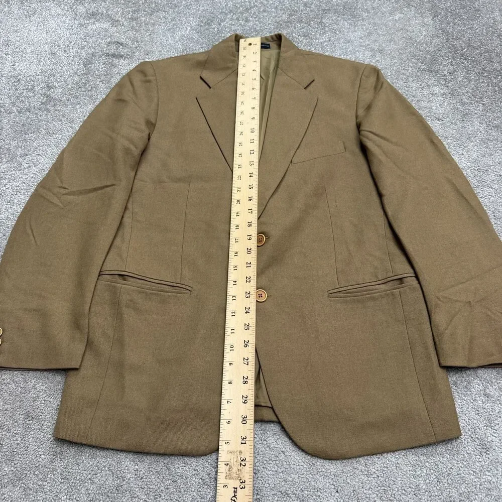 Vintage 90s United Colors Of Benetton Suit Blazer Jacket Mens 32 Brown Ventless